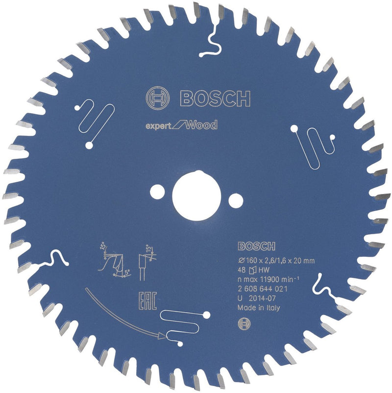 Lama per sega circolare Bosch expert per legno 150x20x2,6 1,6x24 t