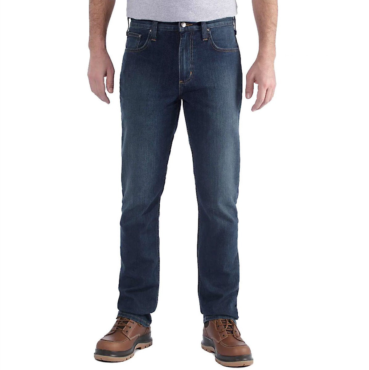 Vaqueros cónicos de corte slim con cinco bolsillos de Carhartt | superior (azul oscuro) | 32 34
