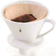 Portafiltro caffè Gefu Sandro misura 4 – filtro manuale in porcellana per caffè lento e thermos