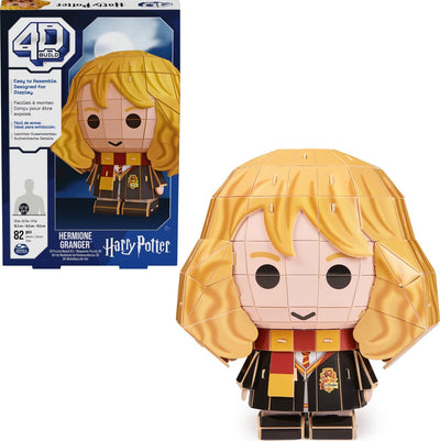 Costruzione 4D Harry Potter - Hermione Granger - Puzzle 3D - 82 pezzi - Kit di costruzione in cartone