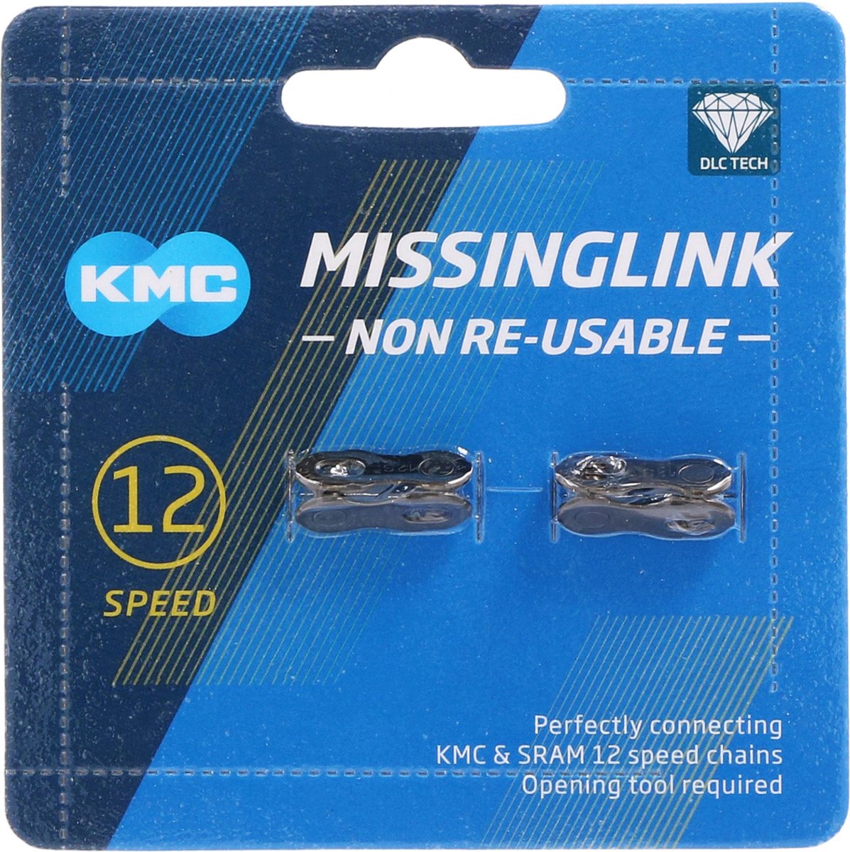 KMC Missinglink DLC 12 - 5.2 mm - Negro