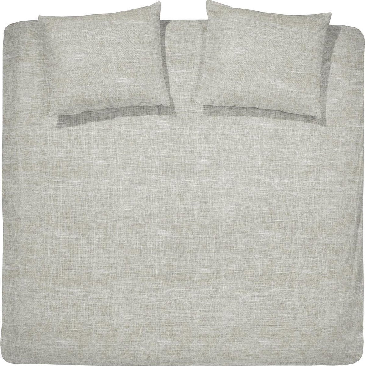 Funda nórdica Cenicienta lyn - 2 personas - algodón - camas gemelas - 240 x 200 220 cm - lino natural + 2 fundas de almohada 60x70