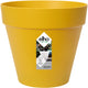 Elho loft urban round 20 - macetero de exterior - ø 19,3 x h 17,5 cm - ocre