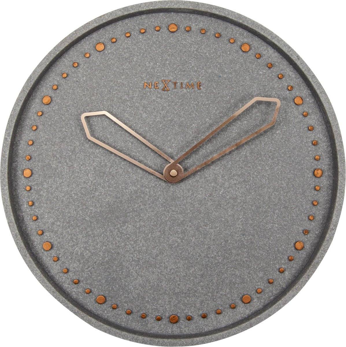 Croce Nexttime – orologio da parete – 35 cm – poliresina – grigio