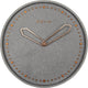 Croce Nexttime – orologio da parete – 35 cm – poliresina – grigio
