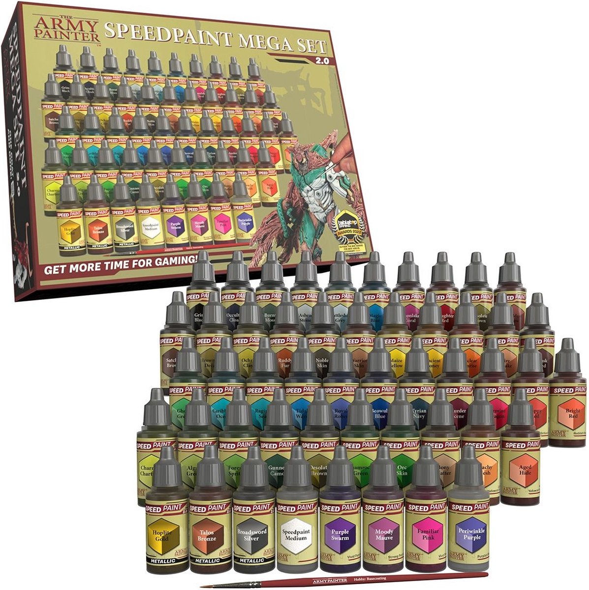The army painter speedpaint mega set 2.0 - 50 acrylic paint smart tropffläschchen - 18 ml acrylic ink model paint