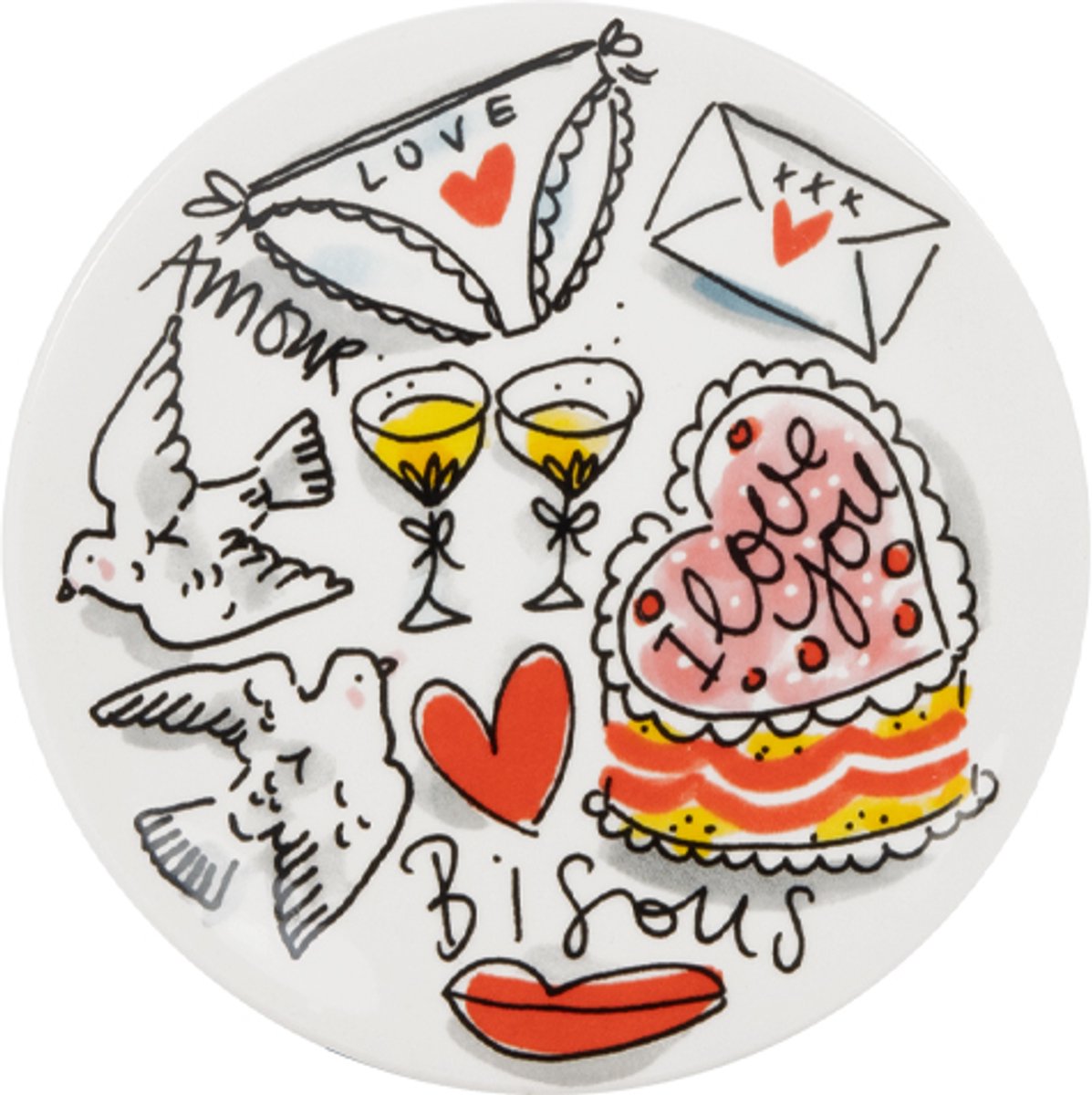 Bionda Amsterdam, offerte speciali. amore: petit four 12 cm bisous