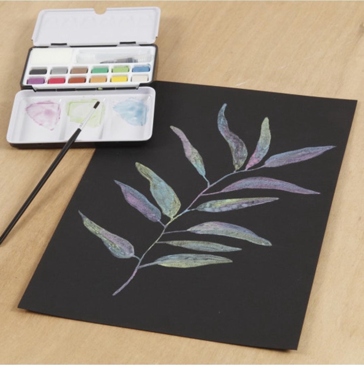 Art Aqua Aquarel Paint Metallic, 12 colori