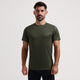 Rogelli promo camiseta de running para hombre - manga corta - verde militar - 3xl