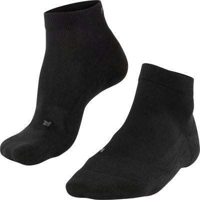 Falke go2 short anti-blaar katoen functioneel materiaal golfsokken heren zwart - maat 42-43