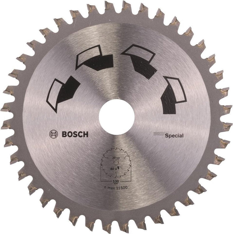 Lama per sega circolare speciale Bosch - 130 x 20 x 2,2 mm - 40 denti