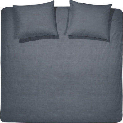 Funda nórdica Cinderella lyn - 2 personas - algodón - camas gemelas extra anchas - 260x200 220 cm - antracita + 2 fundas de almohada 60x70