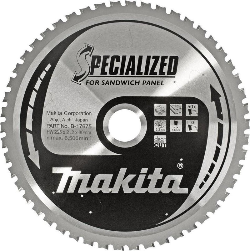 Lama per sega circolare specializzata Makita b-17675 - 235 x 30 x 50t - metallo