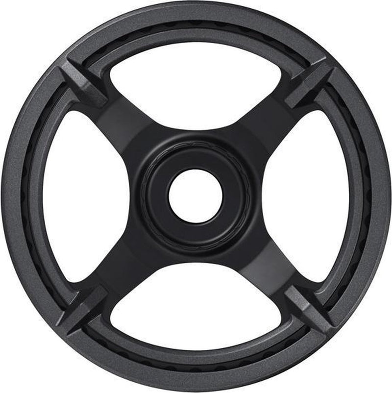 Pasos de plato Shimano sm-cre61 38d negro con doble protector de cadena
