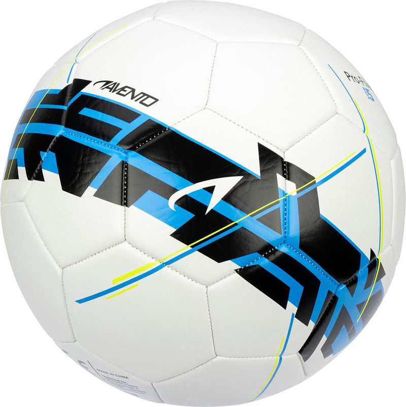 Pallone da calcio Avento - pro-filer - nero blu - misura 5 - ⌀ ca. 22cm