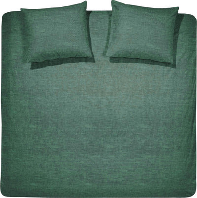 Funda nórdica Cinderella lyn - 2 personas - algodón - twin extra ancho - 260x200 220 cm - verde + 2 fundas de almohada 60x70