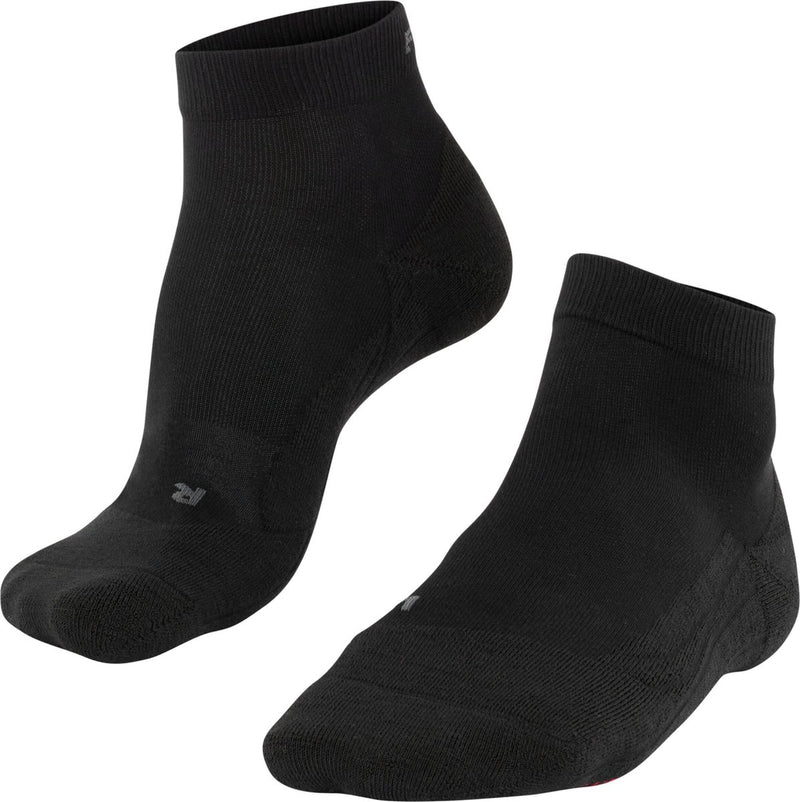 Falke go2 short anti-blaar katoen functioneel materiaal golfsokken heren zwart - maat 39-41