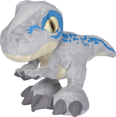 Simba universal - mundo jurásico azul - dinosaurio - 46 cm - peluche - gris - todas las edades - peluche
