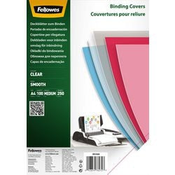 Binding cover fellowes 5384801 pet transparent