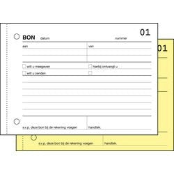 Libretto per ricevute sigel a6 bianco 148 mm x 100 mm x 7 mm