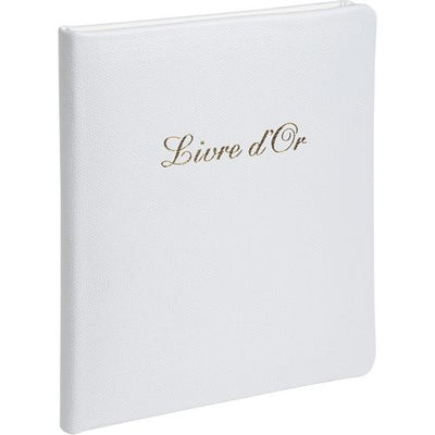 Libro de visitas exacompta 4712e cartón blanco, cuero
