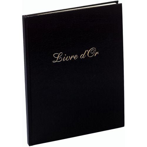 Guestbook exacompta 4981e cartoncino nero, PU, PVC