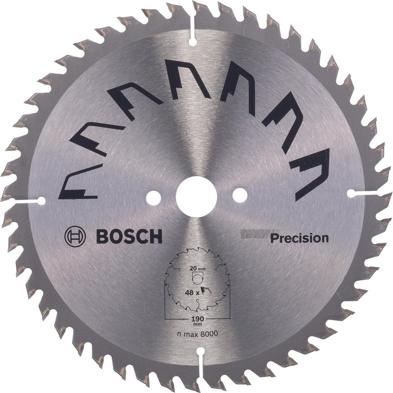 Lama per sega circolare Bosch Precision 190 x 20 x 2,5 mm - 48 denti