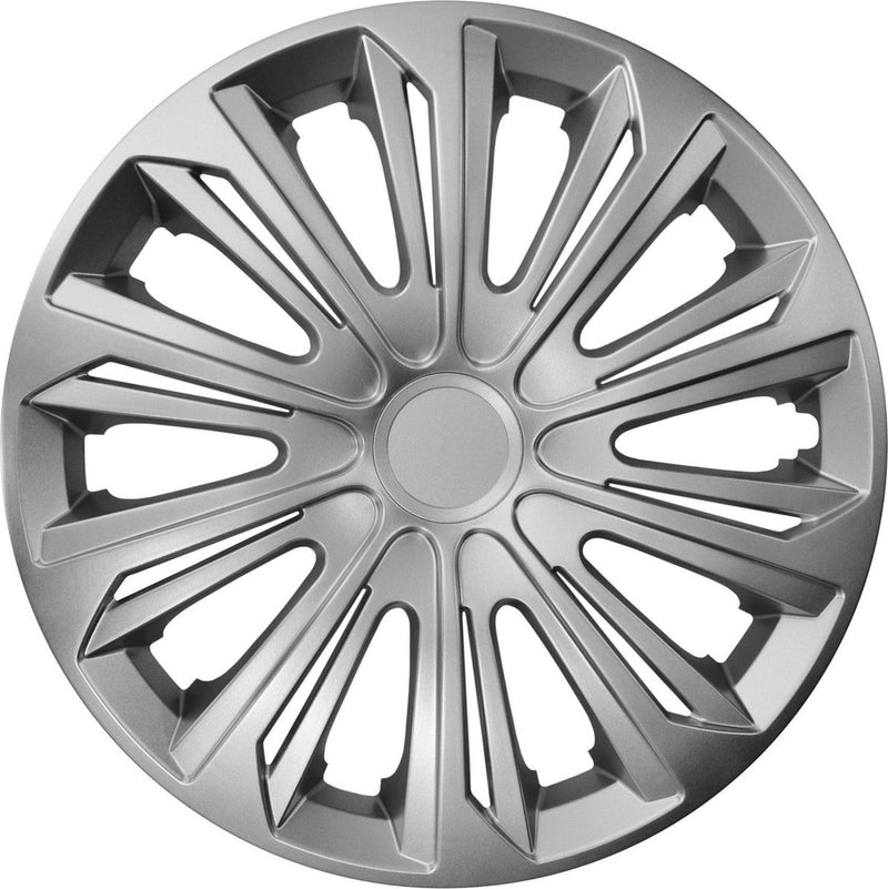 Nrm strong - coprimozzi - set da 4 pezzi da 15 pollici - argento