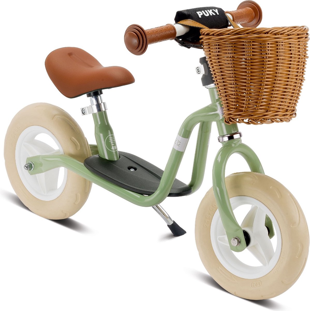 Puky loopfiets - lr m - retro groen - met mandje - vanaf 2 jaar