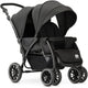 Deryan elena duo buggy - dubbele buggy - compact lichtgewicht - zwart