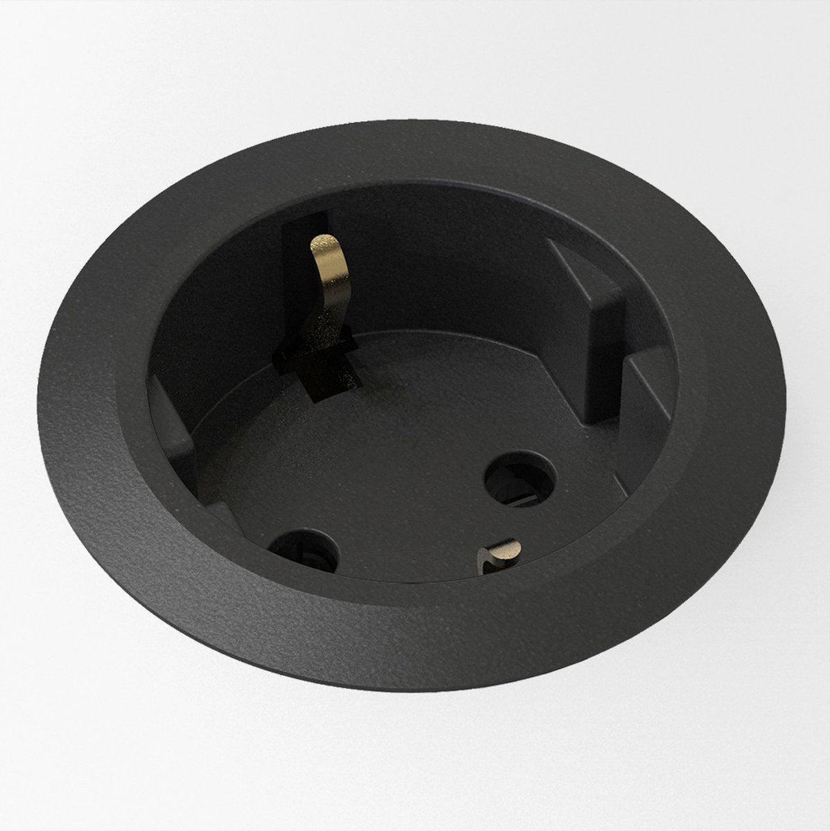 Kondator powerdot mini 51mm built-in socket, black
