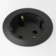 Kondator powerdot mini 51mm built-in socket, black