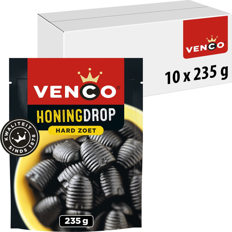 Bolsa stand-up Venco regaliz miel (10x235gr)