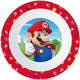 Stor schaaltje super mario bros junior 16 x 4 cm rood wit