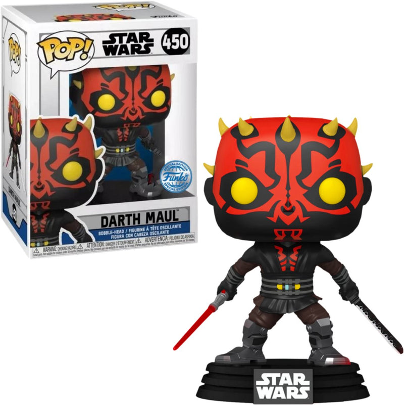 ¡Funko pop! - darth maul - dos sables de luz - #450