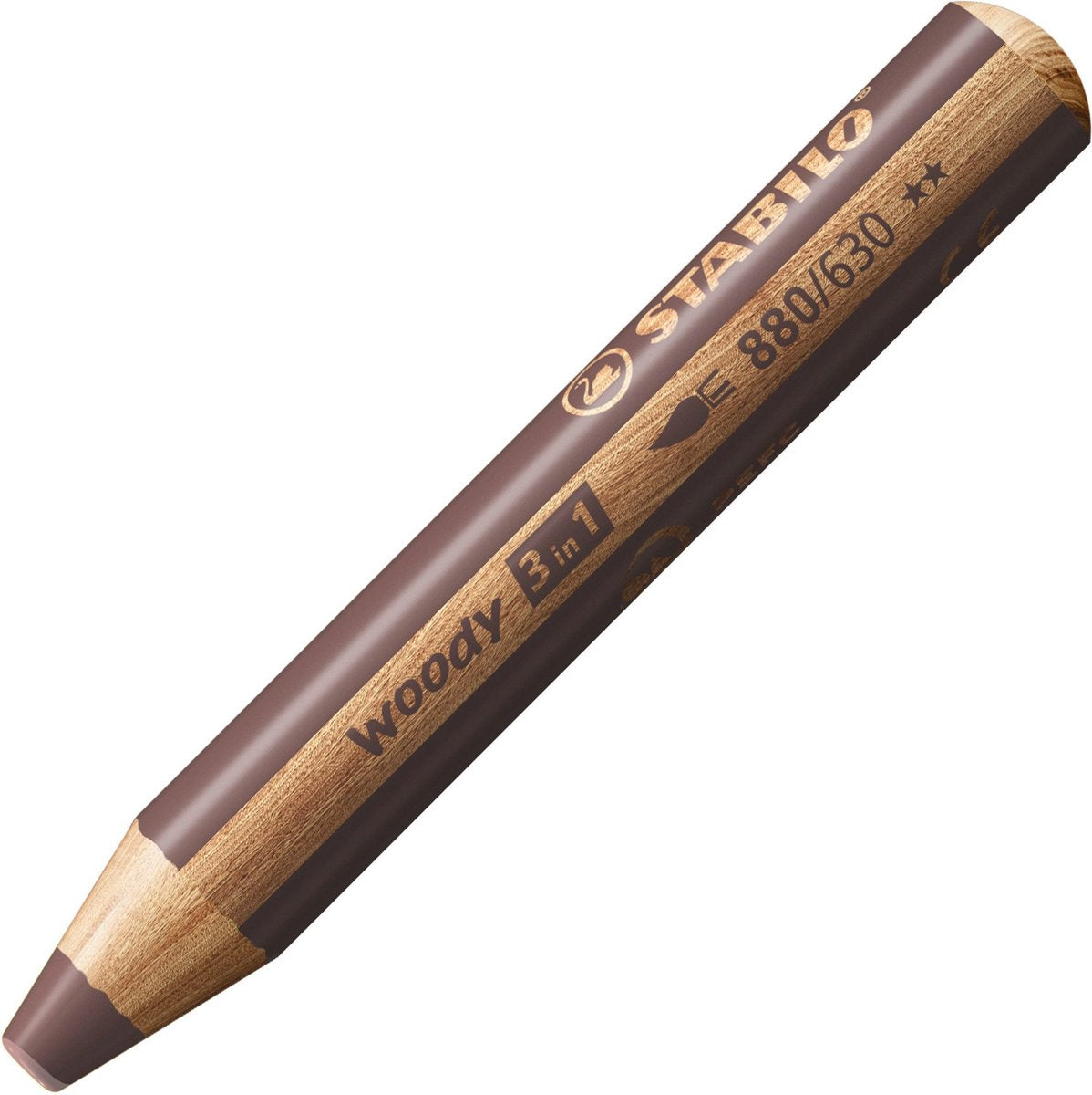Stabilo woody 3 in 1 - matita multitalento - marrone - per pezzo