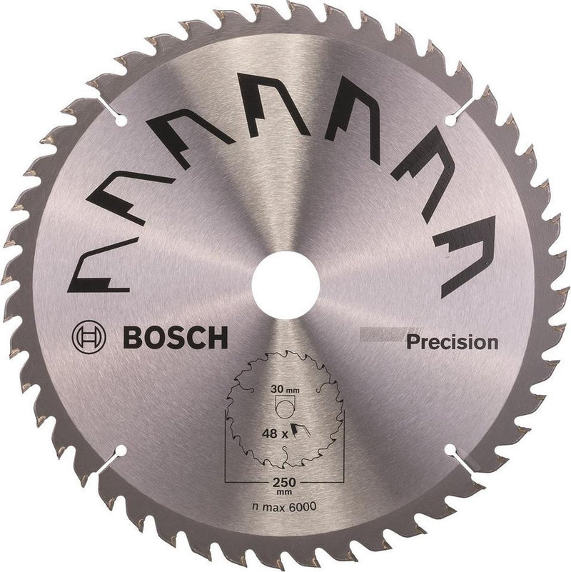 Bosch - hoja de sierra circular de precisión 250 x 30 x 3,2 mm, 48