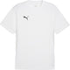 Puma teamgoal jersey heren sportshirt - white- black-feather gray
