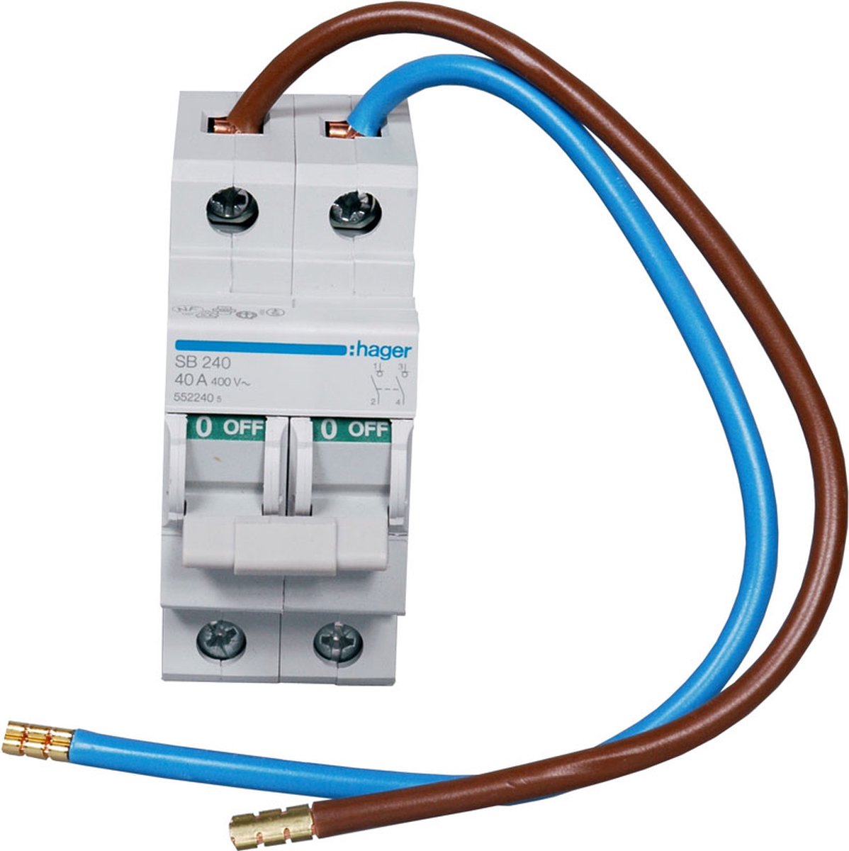 Interruptor modular integrado Hager vision - vk10sh - e2z6m