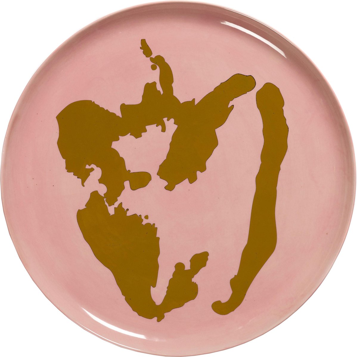 Serax - ottolenghi feast - serveerschaal - roze goud - 35 ø