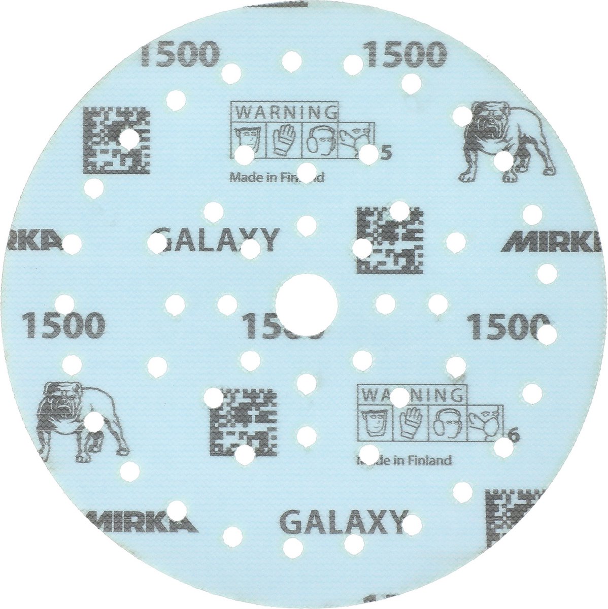 Discos de lijado Mirka galaxy 150mm - 50 piezas-p120