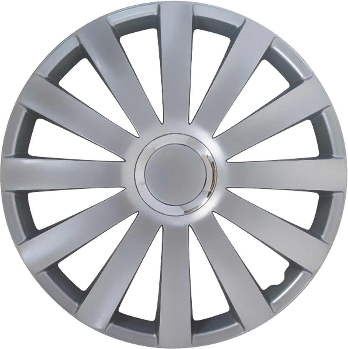 Gorecki carpoint wieldoppen spyder pro 13 inch abs zilver set van 4