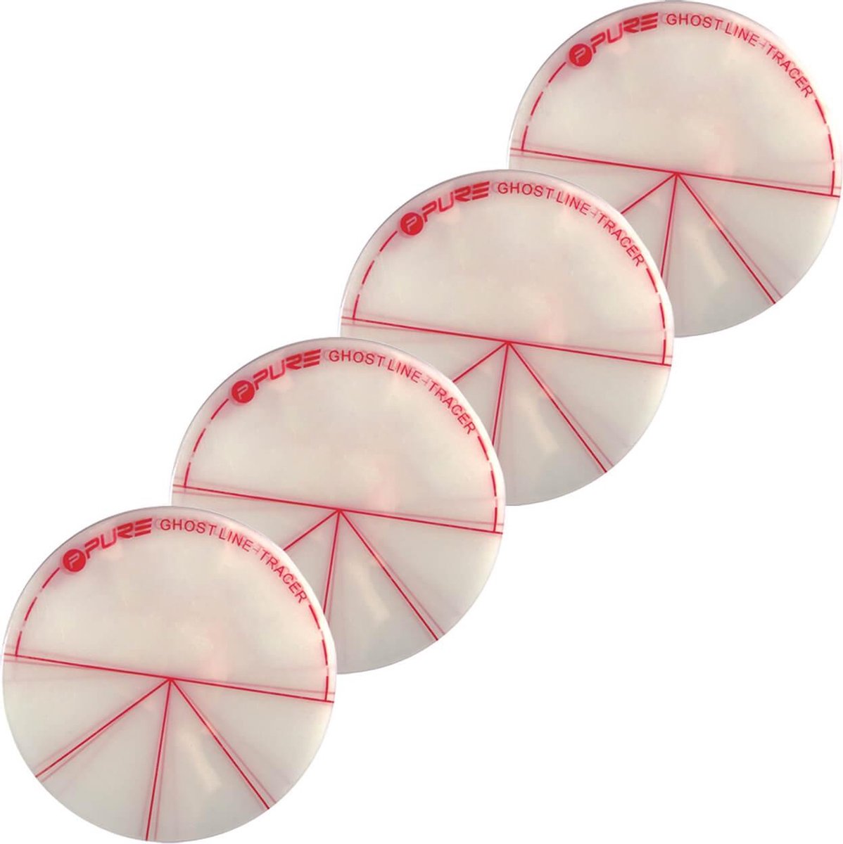 Pure2improve putting trainer - buca da golf fantasma - 4 pezzi