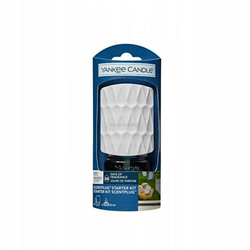 Yankee candle - cotone pulito - starter kit diffusore elettrico