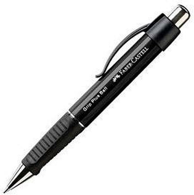 Faber-Castell bolígrafo grip plus bola m negro 5 piezas