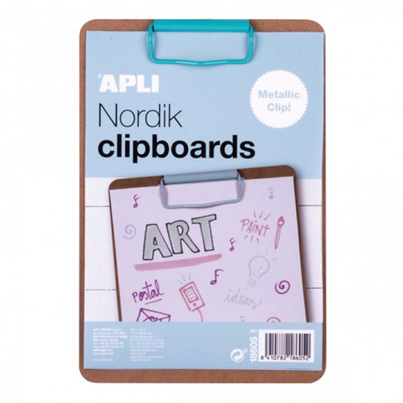 Apli Kids Appunti in legno A5 blu - Robusta lavagna per bambini.
