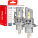 Amio led koplampen x5-serie winger h4 6000k max. 44w dimlichten wit