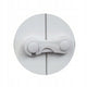 Serie Unicell - serratura di sicurezza per armadi - 2 pezzi - materiale abs - bianco