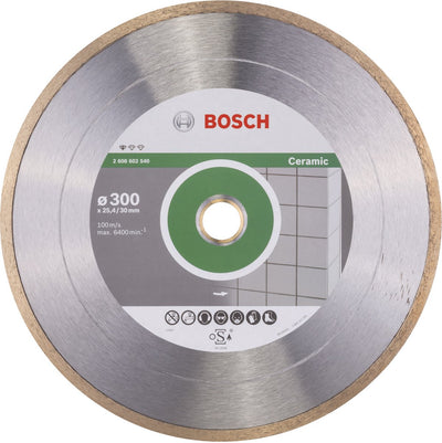 Bosch - Disco da taglio diamantato standard per ceramica 300 x 30+25,40 x 2 x 7 mm