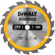 Dewalt cirkelzaagblad voor hout | construction | ø 184mm asgat 16mm 18t - dt1938-qz
